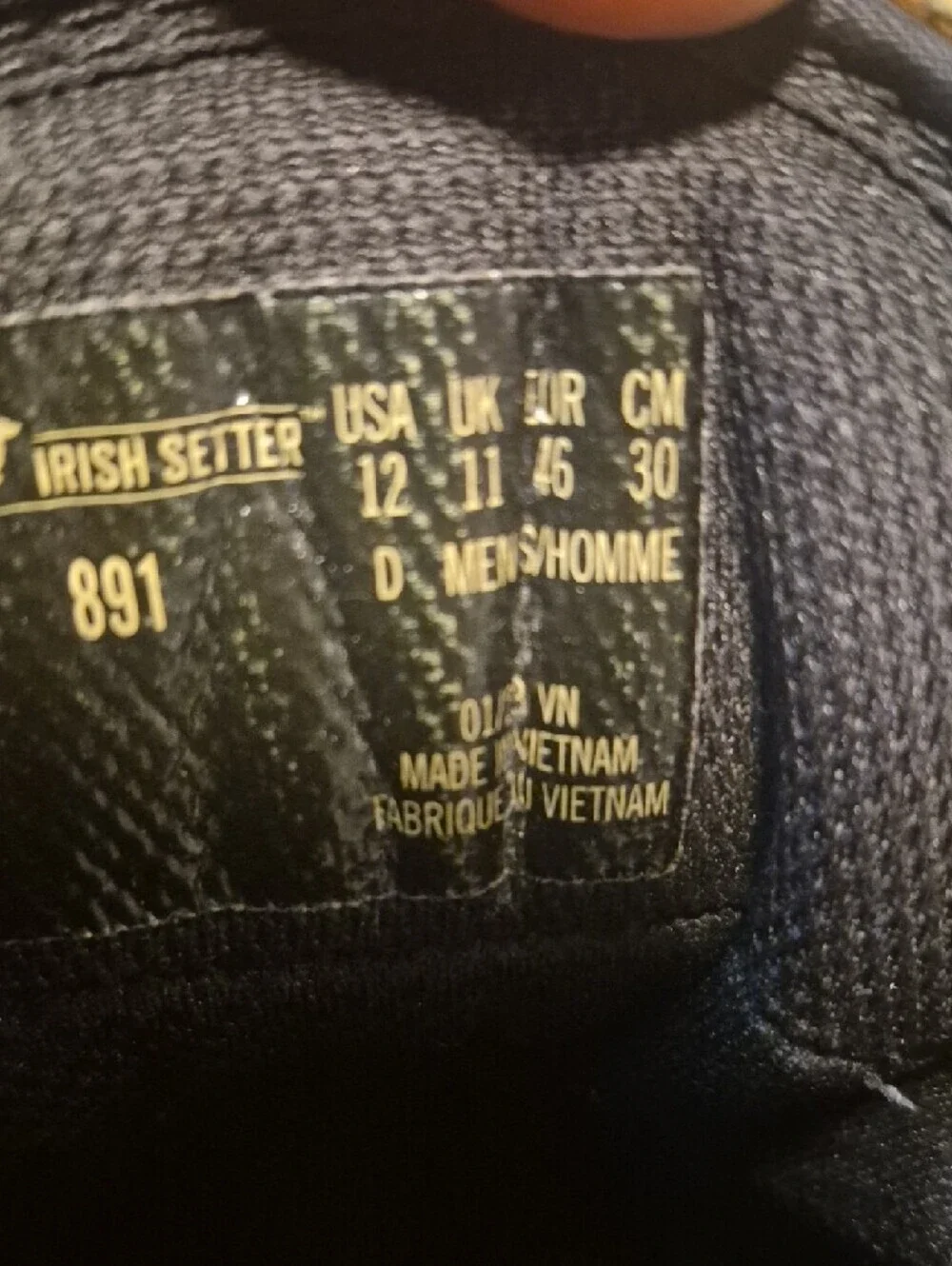 Irish Setter Brown Leather Lace-Up Work Boots